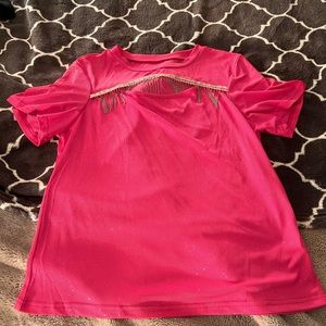 Shein pink top!